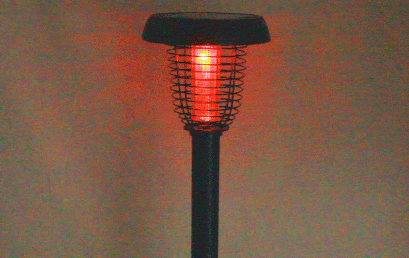 SX-N1太陽能滅蚊燈七彩變色功能