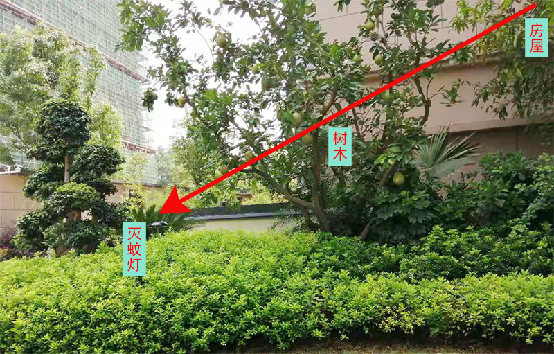 太陽能滅蚊燈安裝要避開背光區