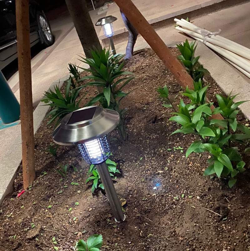 山東威海新農村戶外滅蚊燈效果實拍圖片